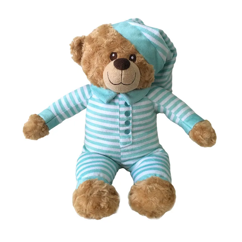 Custom Snuggle Bear Plush Animal Hug Baby Snuggle Toys Sleep Comforter Bear for Baby Sleeping (1600388849846)