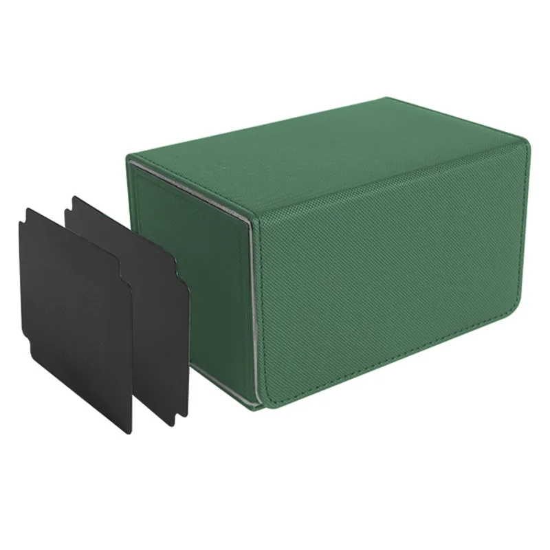 100+ Superior With Dice Tray PU Magic of Gathering Dragon Shield Cover PU Leather Board Card Playing Deck Box for Pro Play