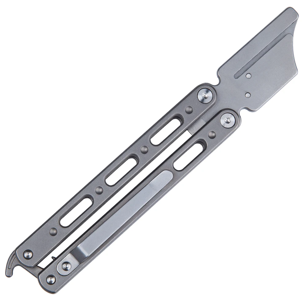 Spin Comb Butterfly Color Titanium Hairdressing Tools Butterfly Knife Safety Long-lasting Comb