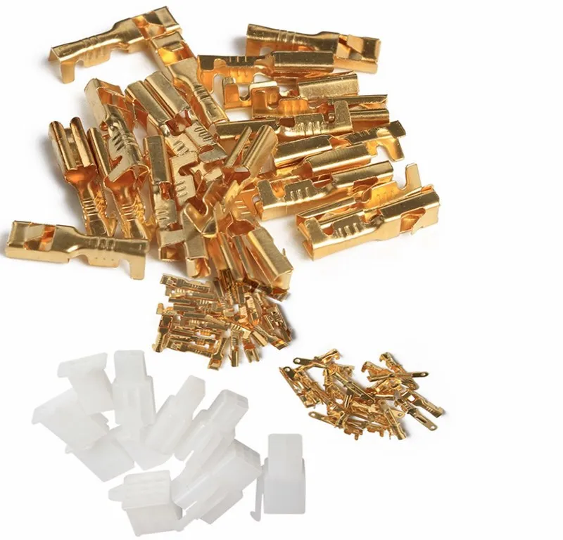 Motorcycle Car Electrical Connectors Terminal 2-8mm 2-3-4-6-9 Pin Wire 50 Set