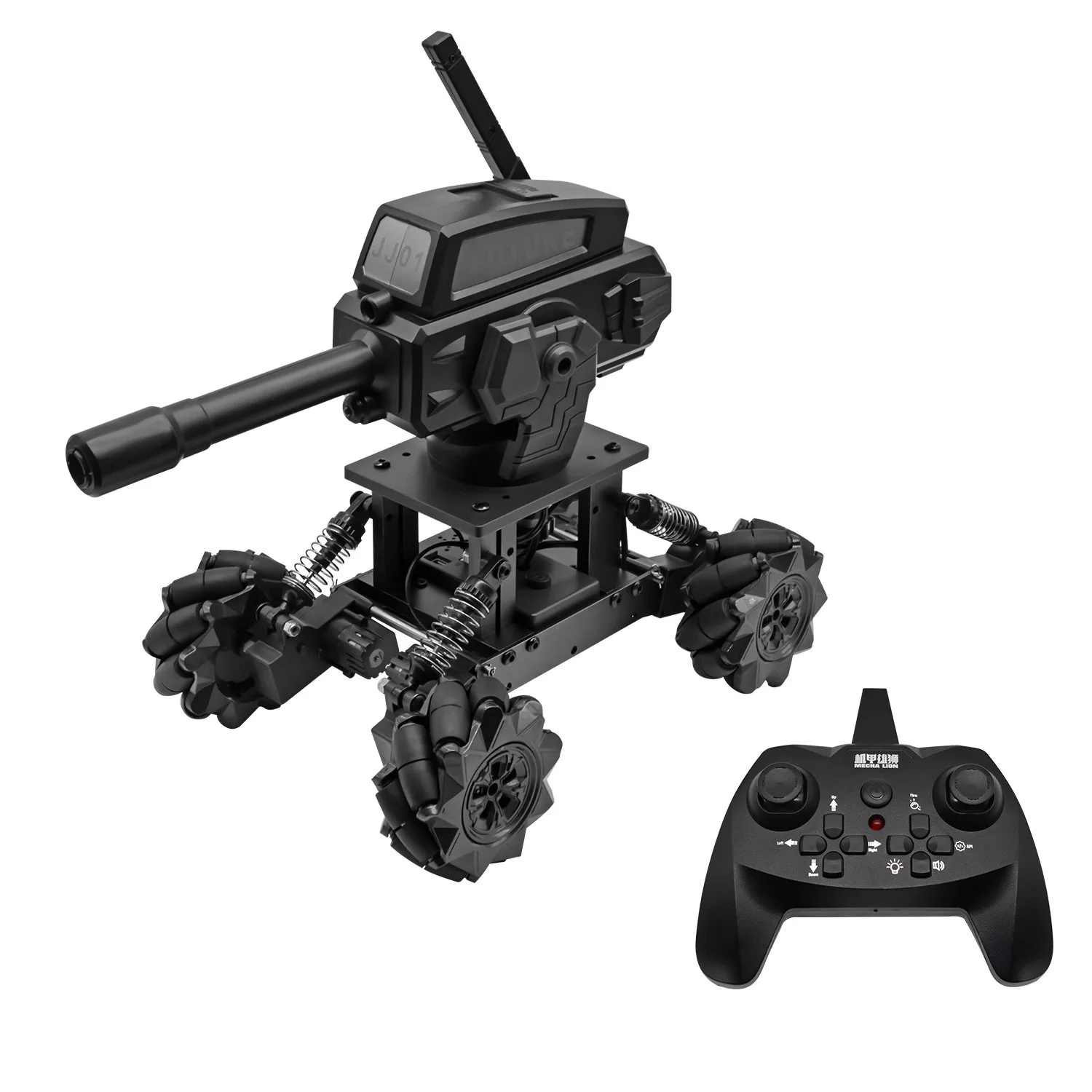 JJ01 DIY Remote Control Mecha Clamp Robotic Arm Manipulator Car Assembly Wifi Programming Vehicle Radio Control Toys