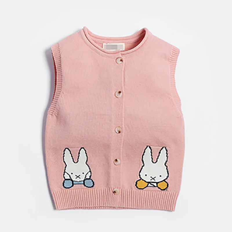 
knit baby vest customized design high quality merino wool cute vest 