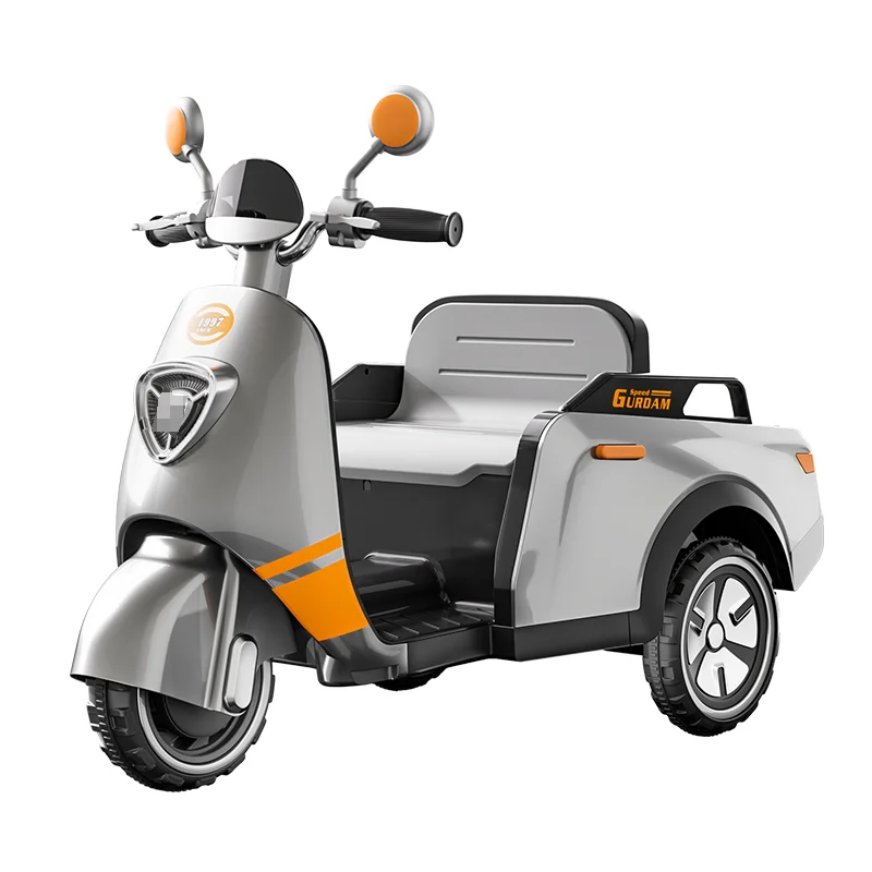 Electric Double Remote Control Toy Car Kids 2-4 Years Old Rechargeable 3-Wheel Tricycles Music Feature Perfect Gift Girls Babies