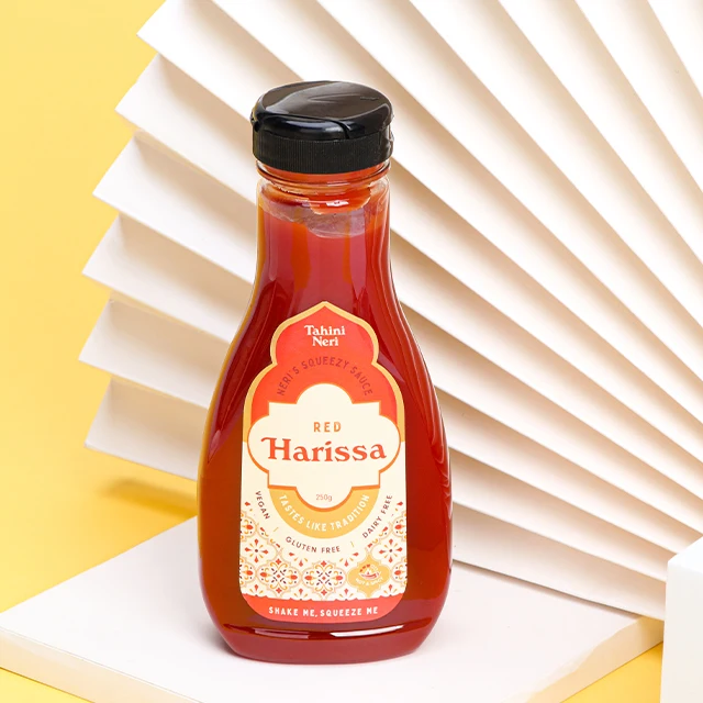 260ml food grade PET plastic squeeze salad dressing ketchup sauce bottles  with flip top lid silicone valve fossil seal