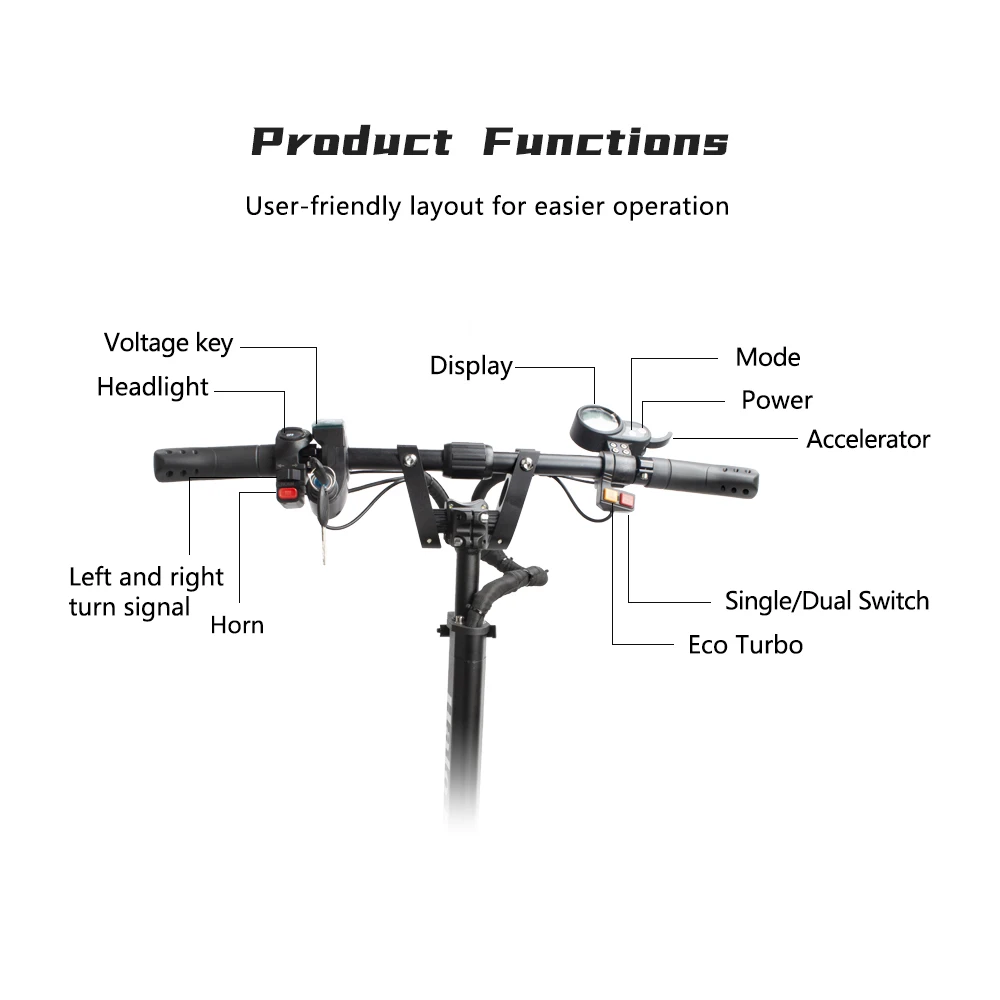 High Quality Electric Scooter EU Self Balancing Electric Scooters 2000W 52V Halo Knight T104