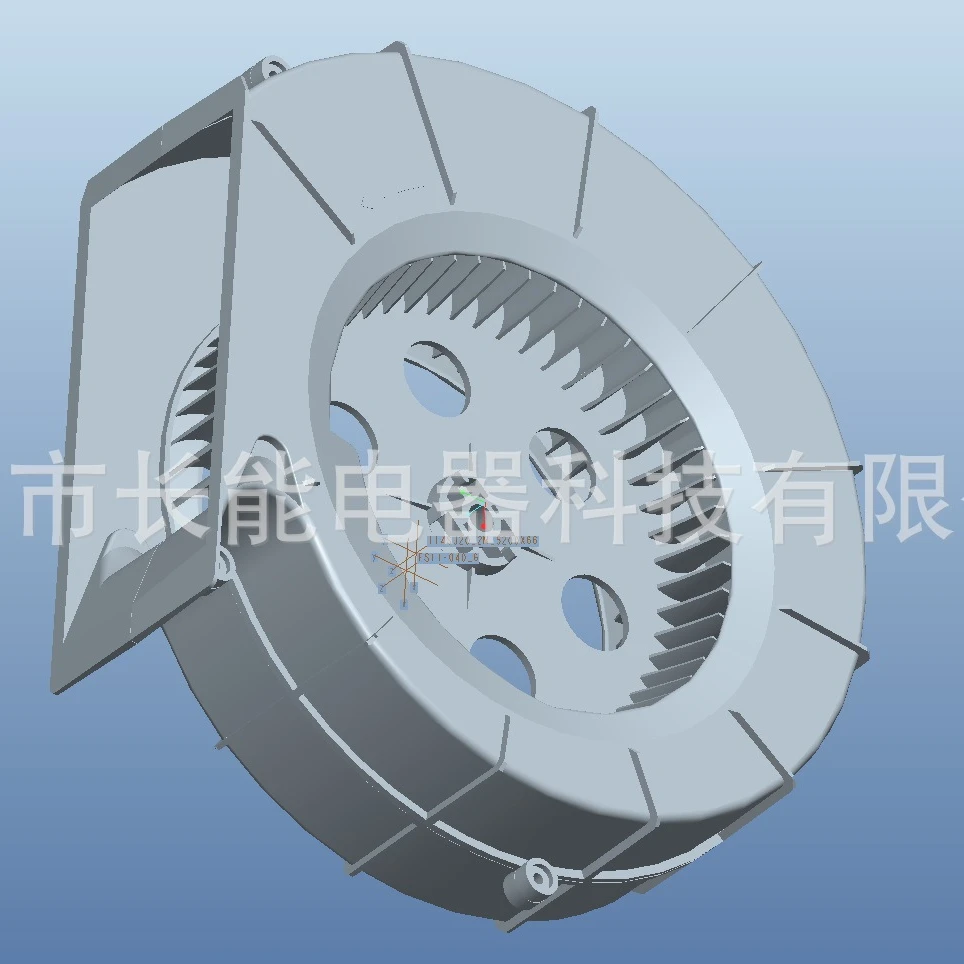 Forward leaning-double air inlet-plastic volute with fan plastic