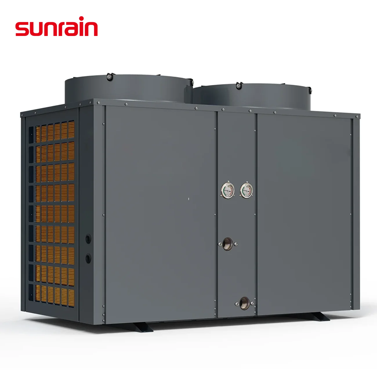 Sunrain Factory R410a OEM 50kw 380V 50Hz Commercial Use Monoblock Inverter Swimming Pool Heat Pump For Heating And Cooling