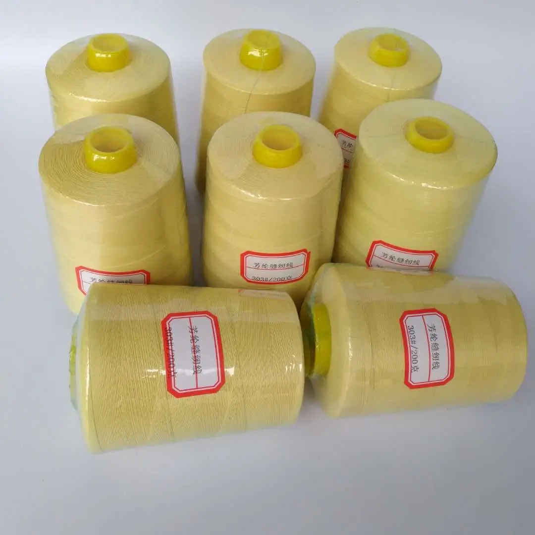 hot-sale products high strength  low shrinkage para  fireproof aramid sewing thread