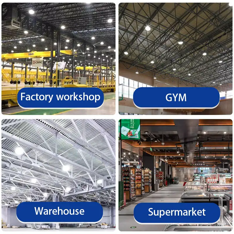 5 Years Warranty High Bay Lamp Warehouse Garage Factory Canopy UFO Led High Bay Light 150W ip65