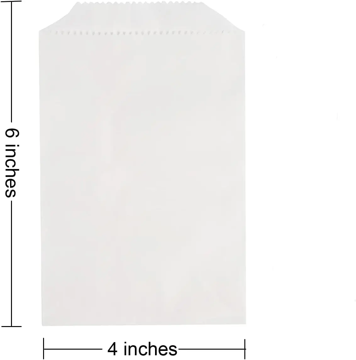 4 X 6 Inch Baking Sandwich Soap Packaging Biodegradable Grease-Proof Kraft Paper White Single Cookie Bags