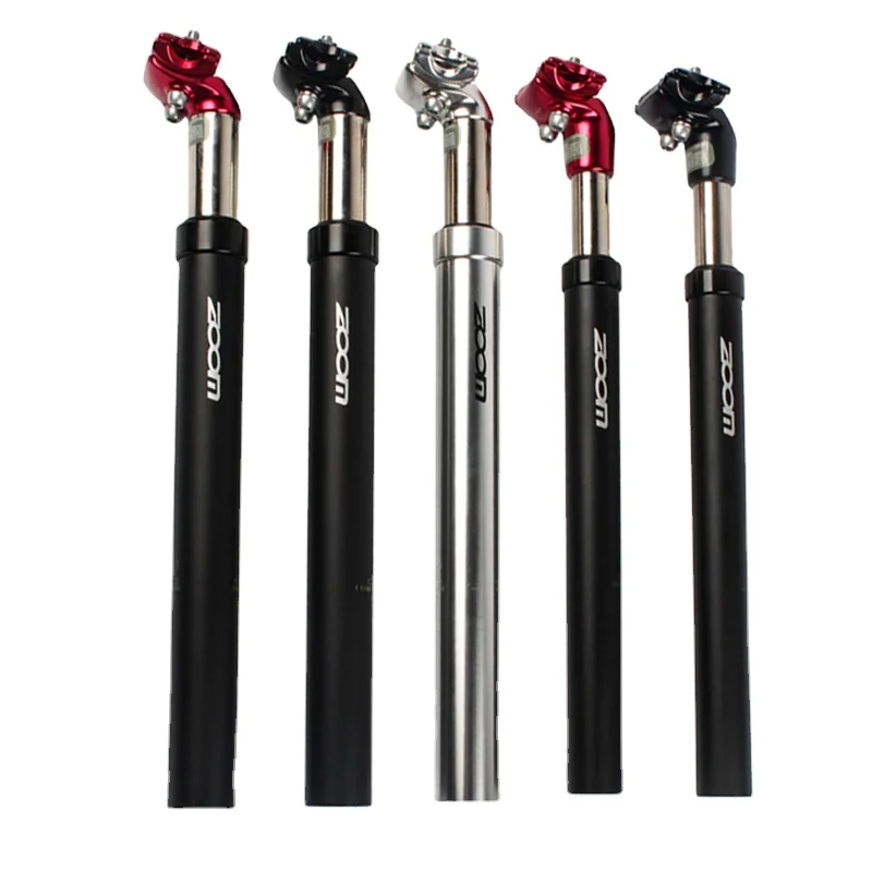 ZOOM 27.2/31.6mm MTB Suspension Seat Post Shock Absorber Damping Aluminum Mountain Bike Bicycle SeatPost
