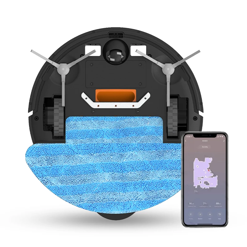 
China Manufacturer Cheap House Tuya Robot Vacuum Cleaner Schedule Clean Plan Anti-Falling Function Smart Robort Vacuum Cleaner 