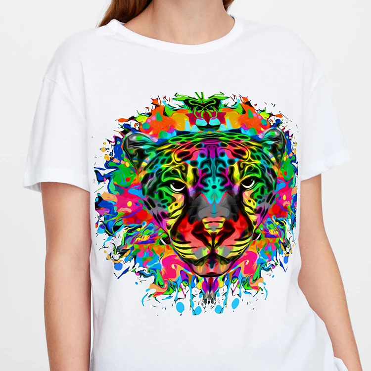 dtf 3d digital sticker custom iron on plastisol heat transfer paper printing logo label for t-shirt