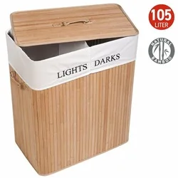 Store More Dirty Clothes Storage Rectangular Laundry Basket