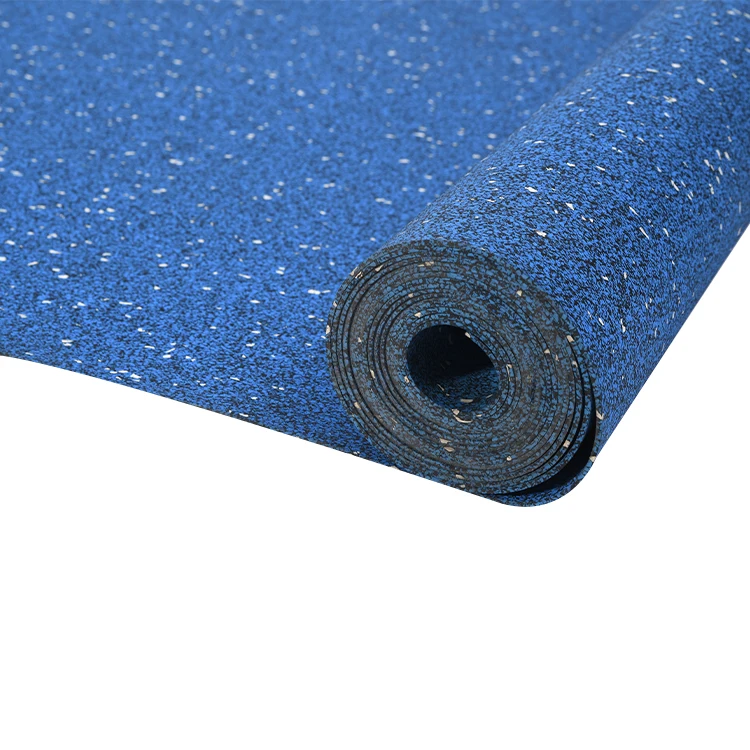 Shock Reducing recycled rubber flooring rolls for gym