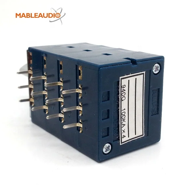 MAPT0318 50KAx4 ALPS gang pot audio potentiometer for amplifier/alps potentiometer