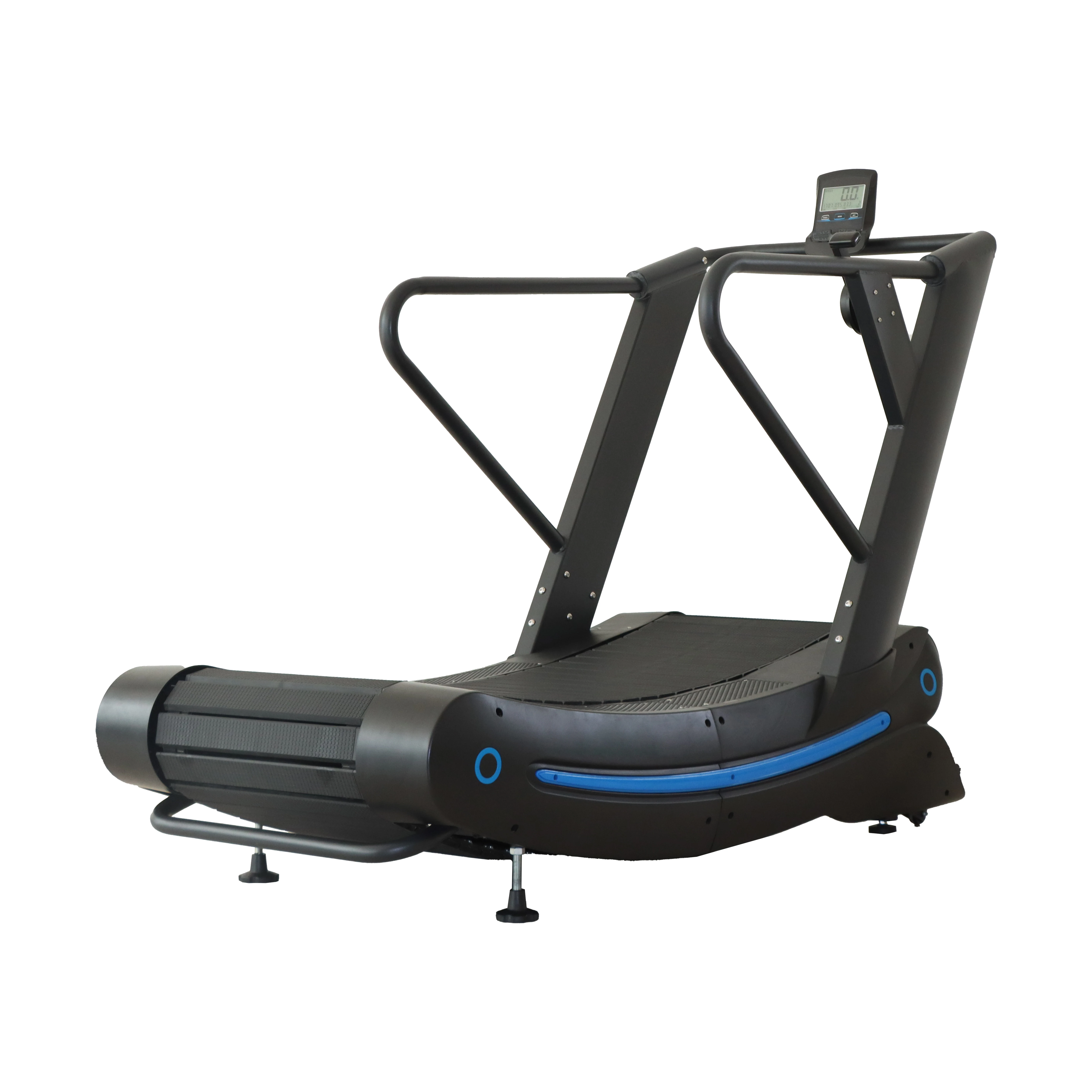 J S 5  air runner treadmill running machine woodway Curved treadmill wholesale commercial fitness running unpowered treadmill