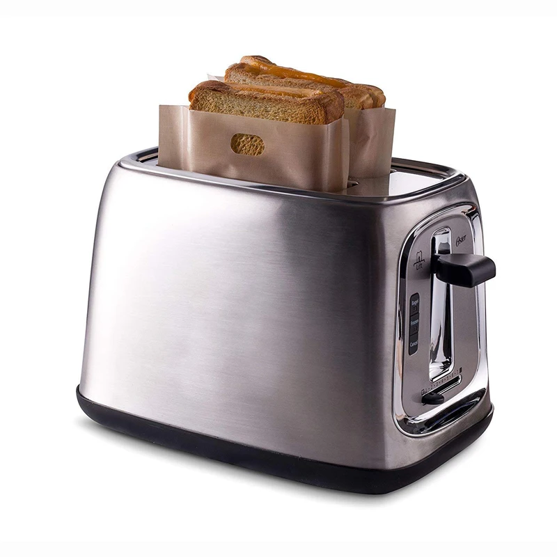 Hot Reusable Toastie Bag Set of 2 Cooking Food in Toaster Oven Microwave Bag 17*19cm