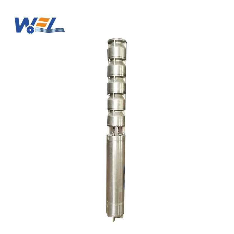 AC big flow Salt water deep well inspection pump 10 inch diameter 120 hp 50 hp submersible well pump for borehole