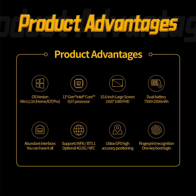 Dorland Ex NB10S 15.6 inch Full-rugged Notebook intrinsically safe laptop