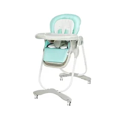 Loopingfun Hot Sale Transitional Pedestal Hook On Stool Baby Highchair Foldable Dining High Chair Food Catcher