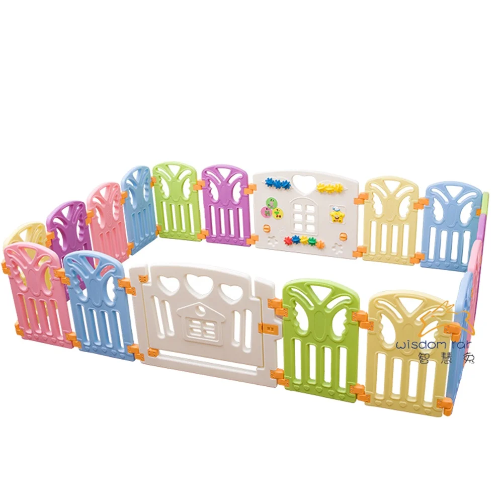 Professional Baby Play Yard Children Plastic  Indoor Baby Fence Made In China