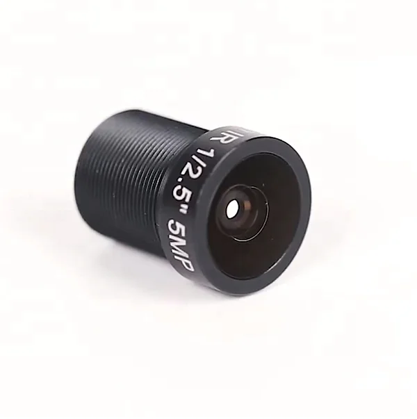 2.8mm super wide angle M12 Series 5MP M12*0.5 Mount IR Lens for CCTV Camera