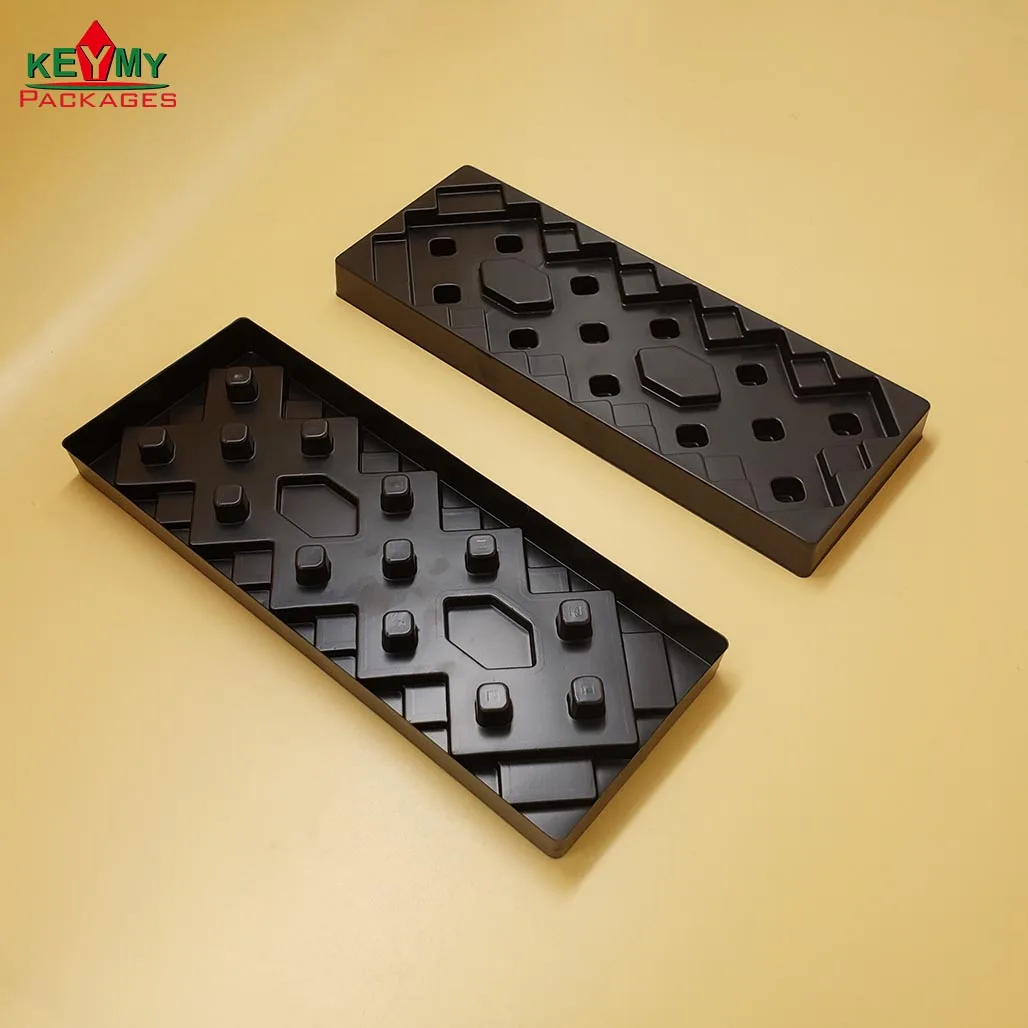 customize black PS inserts for chocolate from Shenzhen factory