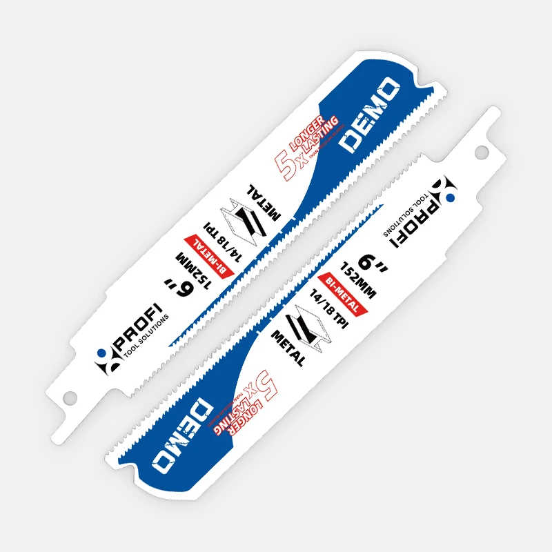 6' Reciprocating Saw Blade Demolition Sawzall Blades For High Quality Steel Metal Cutting Reciprocating Saw Blades