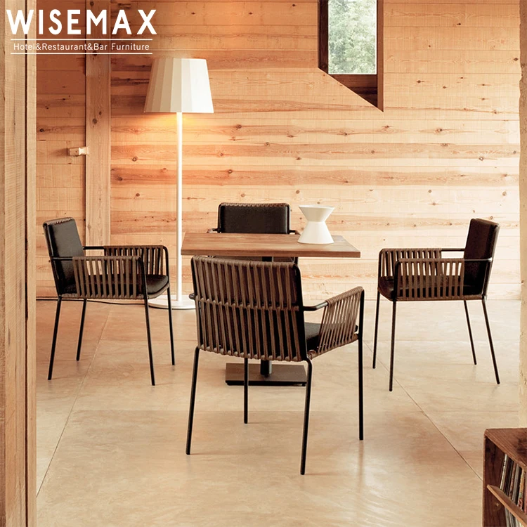 Outdoor furniture garden leisure rattan chair single chair Nordic balcony wicker rope chair