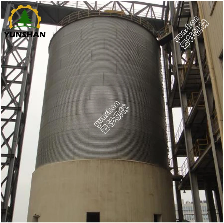 
Factory Price 1000ton Wheat Rice Corn Grain Storage Steel Silo for Sale 