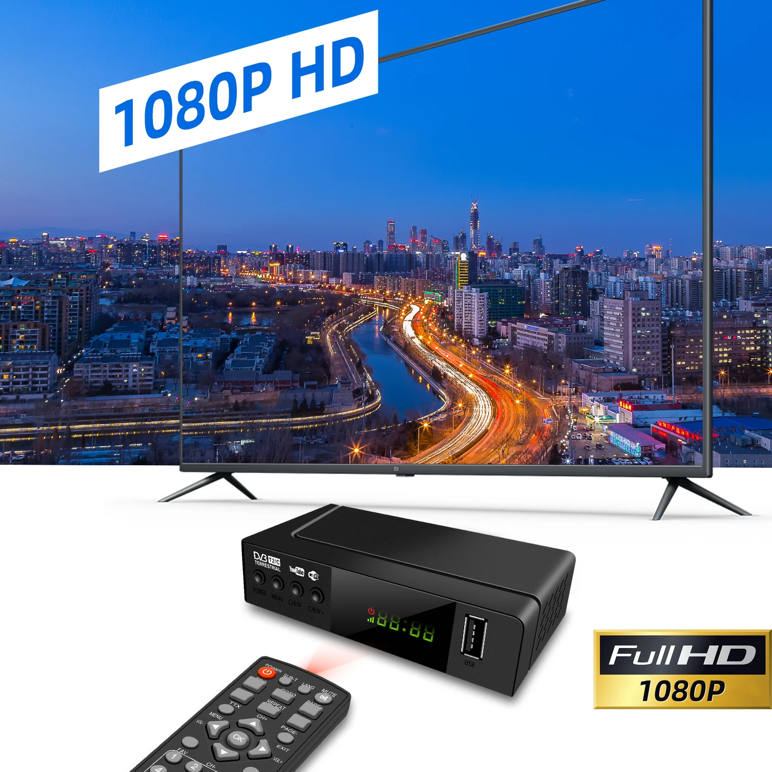 2021 HDTR-875P4 MPEG-2/4 H.264 FTA цифровой спутниковый ТВ приемник dvb t2 Декодер каналов кабельного