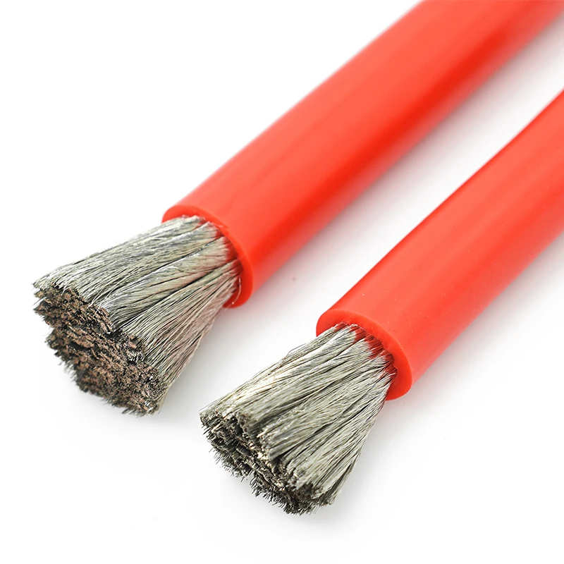 extra soft lithium battery silicone cable wire resistant high and low temperature 0 1 2 3 4 AWG 35 50 70 95 mm2