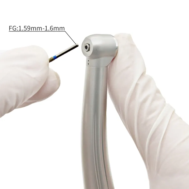 Воздушная турбина Стоматологический Хирургический наконечник с 4 отверстиями портативный стоматологический высокоскоростной