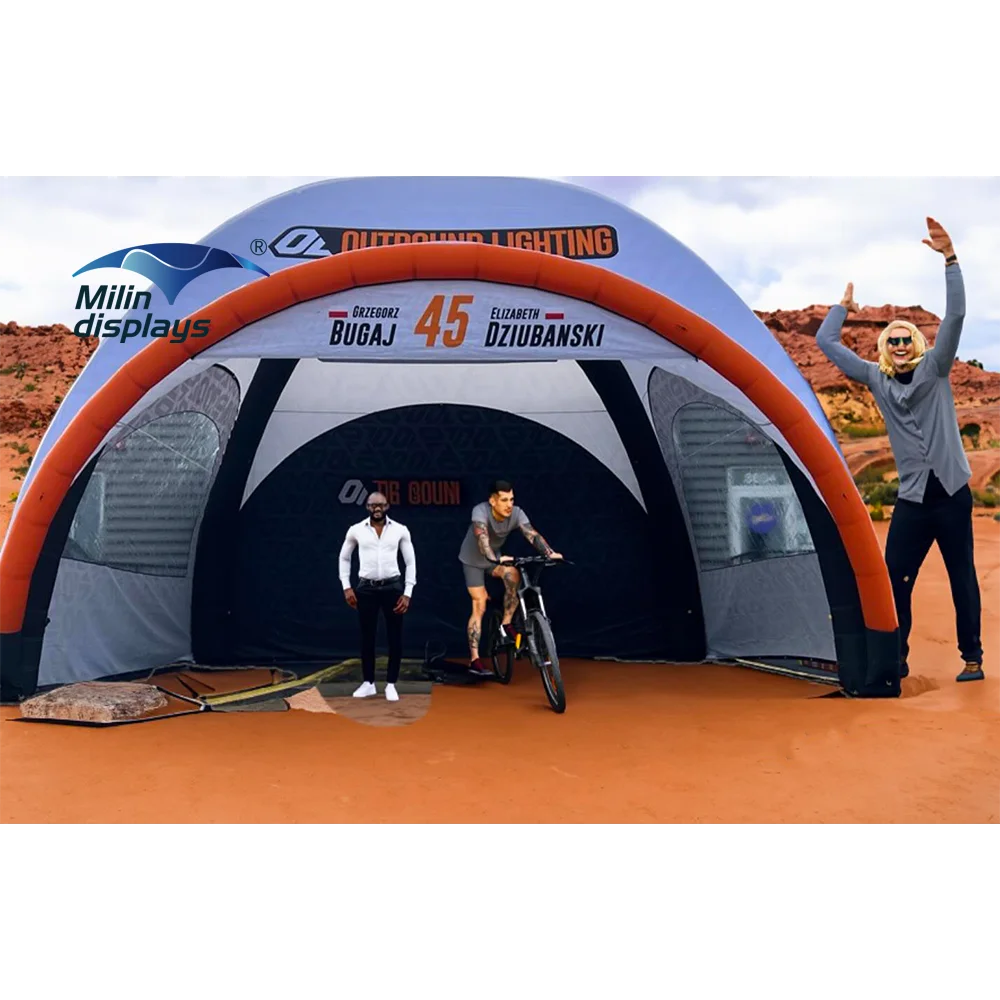 Outdoor Sports Racing Tent Advertising Spider X  Air Dome Gazebo Custom Brand Trade Show Inflatable Tent for Sale