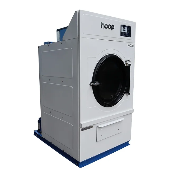 Hoop industrial washing machine with dryer automatic machine foldable iron folding clothes dryer machine  for Lanudry
