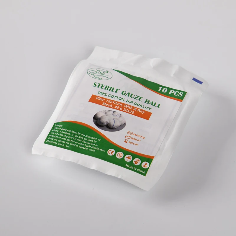 Factory Wholesales Medical Absorbent Sterile Non sterile Gauze Ball