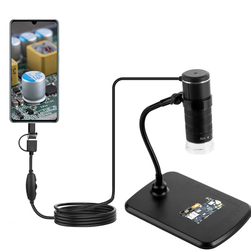 3 In 1 Professional 1080P HD 2 million 1000X Magnification Endoscope mini usb digital electronic