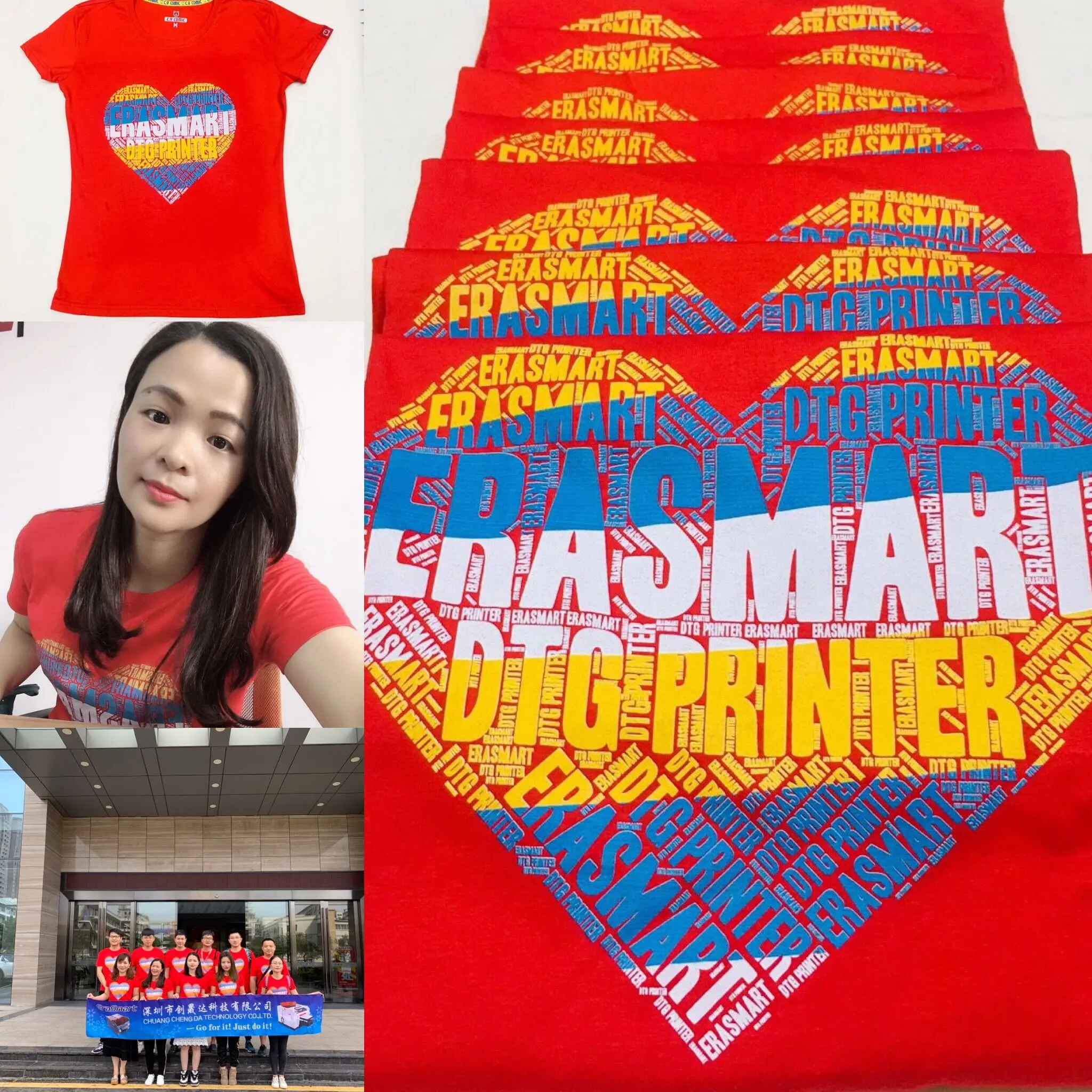 Erasmart hot selling dtg printer A3 Size Print T-shirt Machine, Impresoras De Camisetas