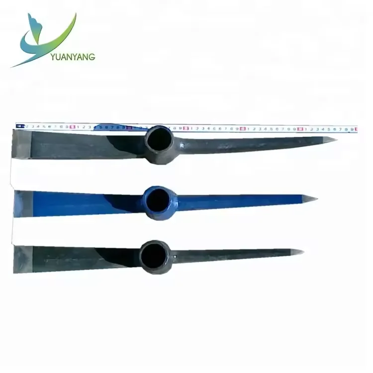 Garden Mattock Pickaxe P404  Wooden Handle Pickaxe Small Steel Pickaxe Tools for Farm