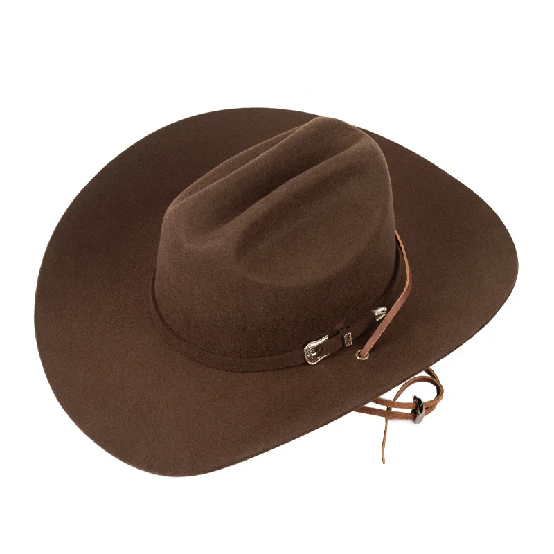 OEM ODM high quality manufacturer outdoor woolen men women classic rabbit buy cowboy fedora felt hat cap wide brim with hat box