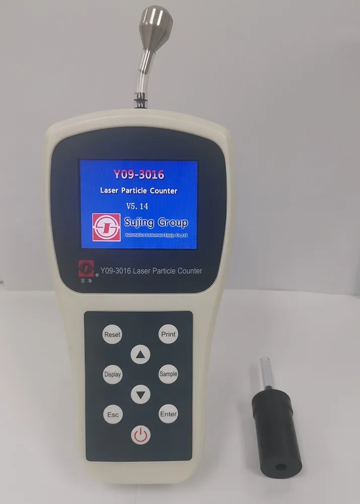 Y09-3016 лазерный Airborne счетчик частиц для чистых комнат