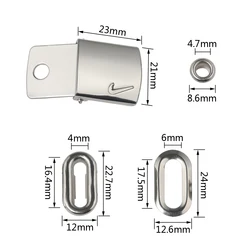 Hot Sale Custom Metal Baseball Hat Buckle OEM Brass Cap Eyelet Buckle Set