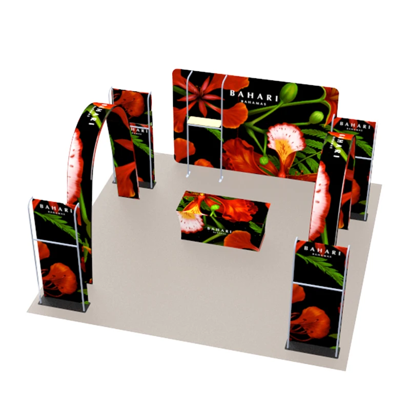 Печатная растягивающаяся Натяжная ткань задний стенд рамки под заказ стенд для торговой выставки стенд для выставки торговой выставки стенд