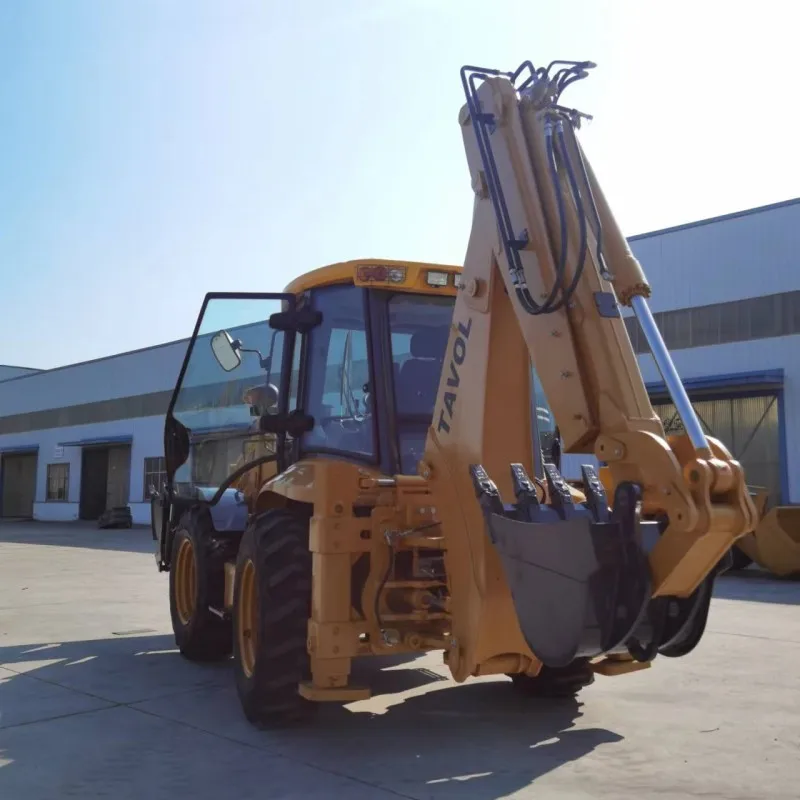 Large 10 ton 10T High Quality Loader Backhoe Crab Steer Mode 4WD Excavator Front Loader Backhoe Wheel Loader.