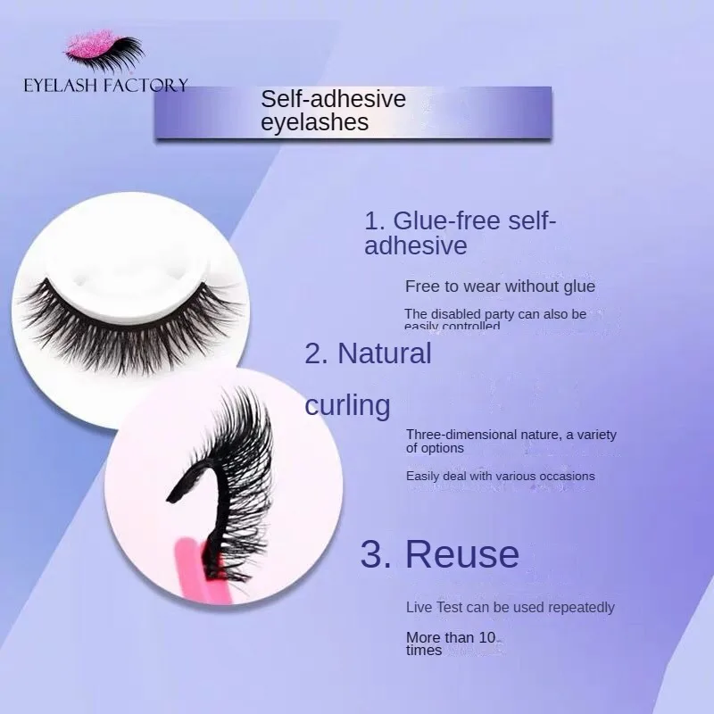 3d natural magnetic  russian volume mink individual eyelash extension c d curl segment pre-cut extension kit eyelashes
