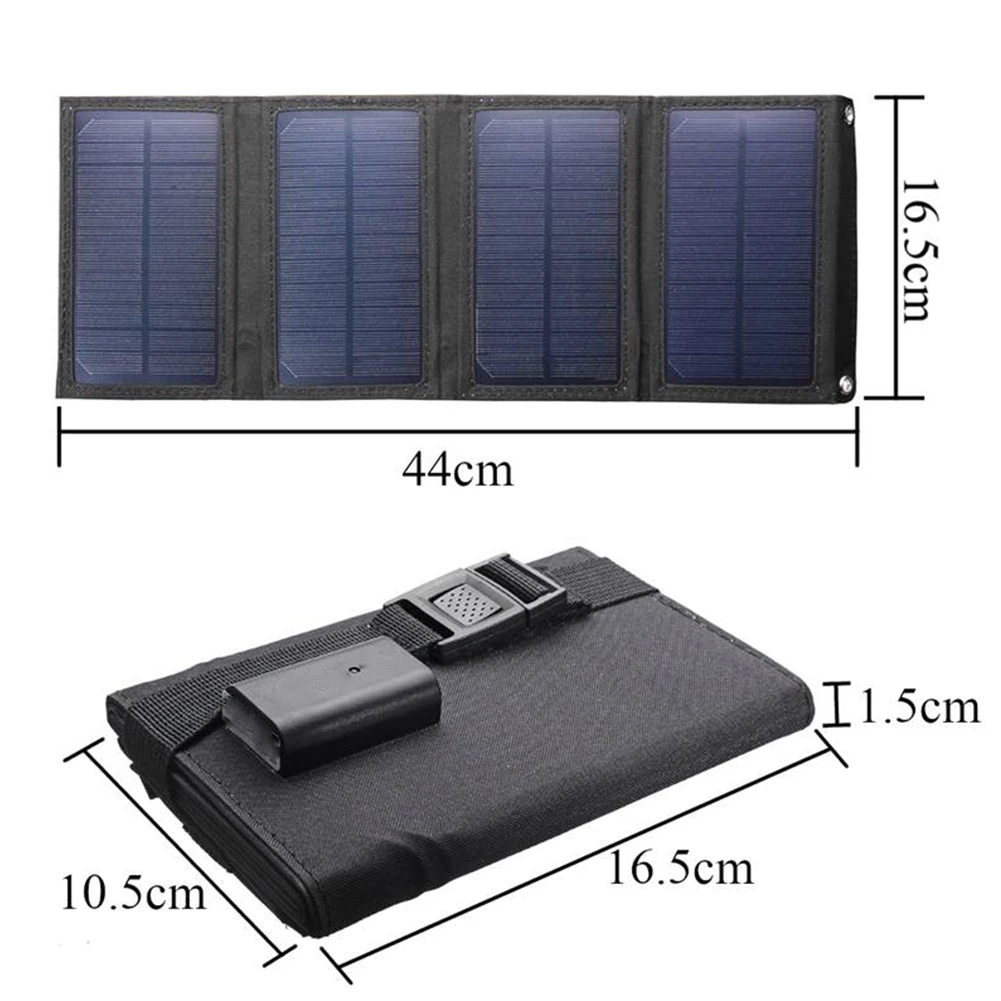 Lightweight Portable Solar Panel Foldable Waterproof Emergency Solar Panel Phone Charger 40W 60W 80W Outdoor Solar Panel 20W