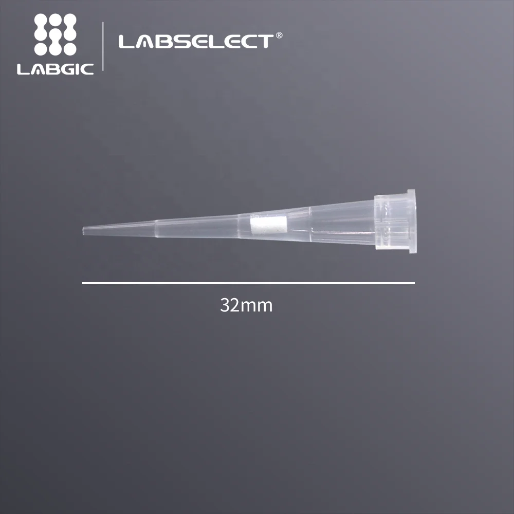 Labgic pipette tips 10ul  Filter Tips(32mm) pipettetips10ul  for cell culture