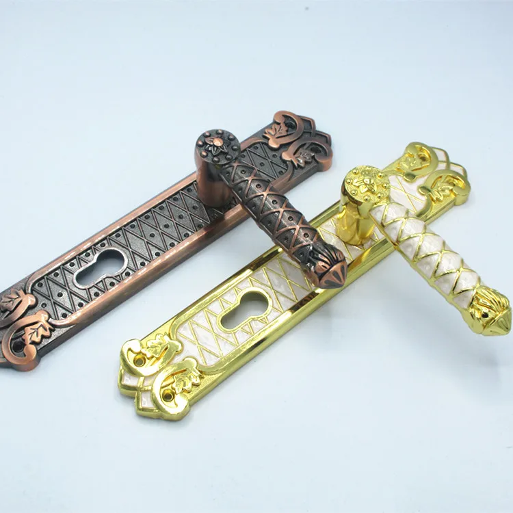 Full Aluminum handle custom brand good quality Africa market door handle lock