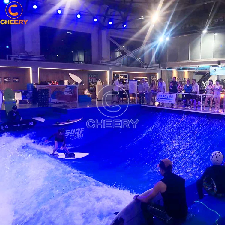 Other water play equipment wave pool machine crazy surf simulator flowrider swimming pool for resort hotel water theme park